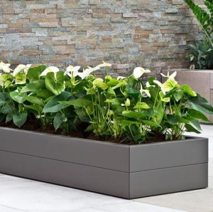 Modulaire Bloembak Taupe 28cm Hoog, Stel Zelf Uw Bloembak Samen! A. van Elk BV